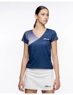 Camiseta Siux Pao Azul Mujer | Ofertas de pádel